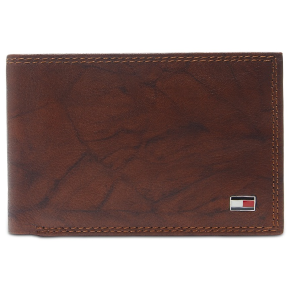 Tommy Hilfiger Men's Traveler Extra-Capacity Leather Wallet