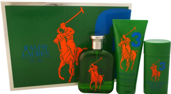 Ralph Lauren Big Pony #3 Men’s Gift Set, 3 pc